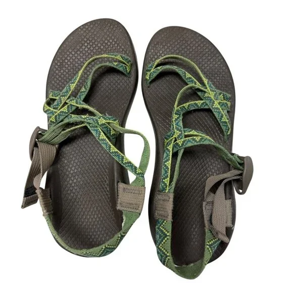 Chaco ZX1 Unaweep Water Hiking Sandals – Green, Grey, Black Women’s Size 8 - Picture 5 of 10